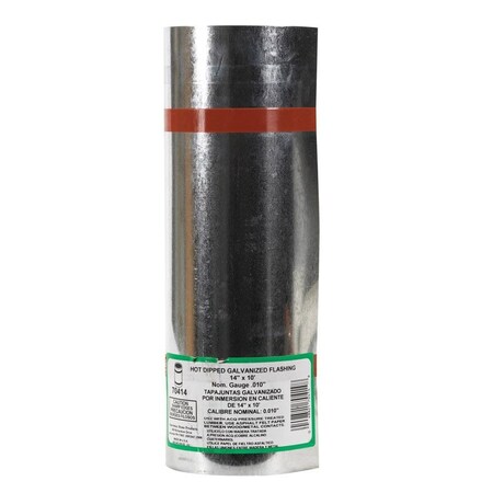 Amerimax Home Products Amerimax 14 in. W X 10 ft. L Galvanized Steel Valley Flashing Silver 70414